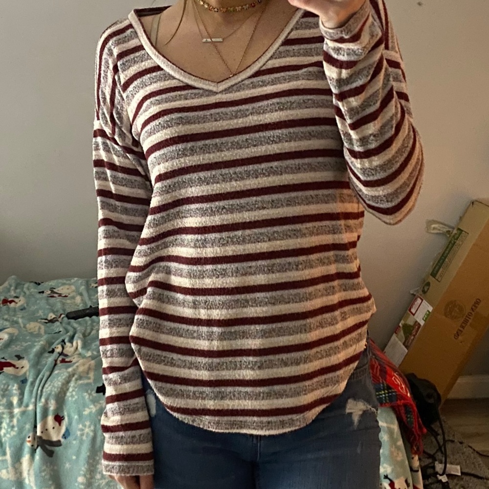 Stripped long sleeve